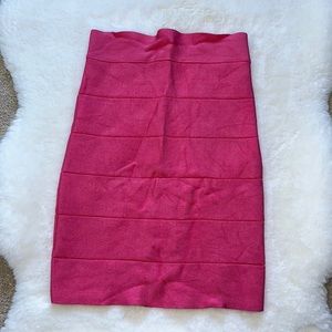 Pink bandage skirt